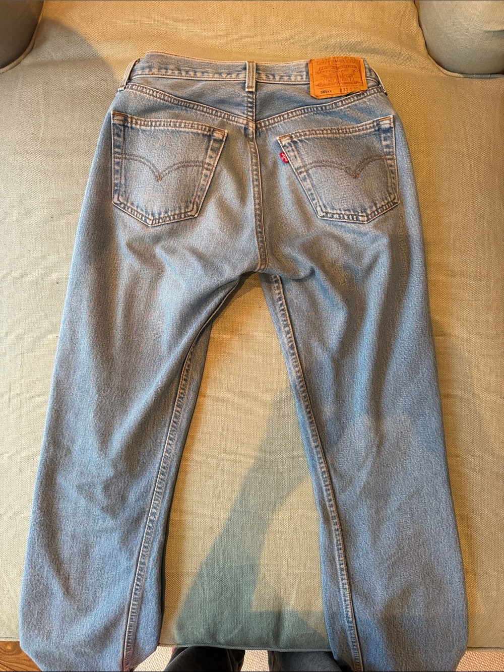 Levi's Light Blue Straight Leg Jeans